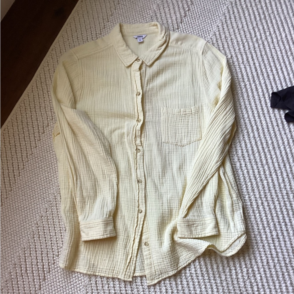 Sonoma light yellow, gauze like blouse